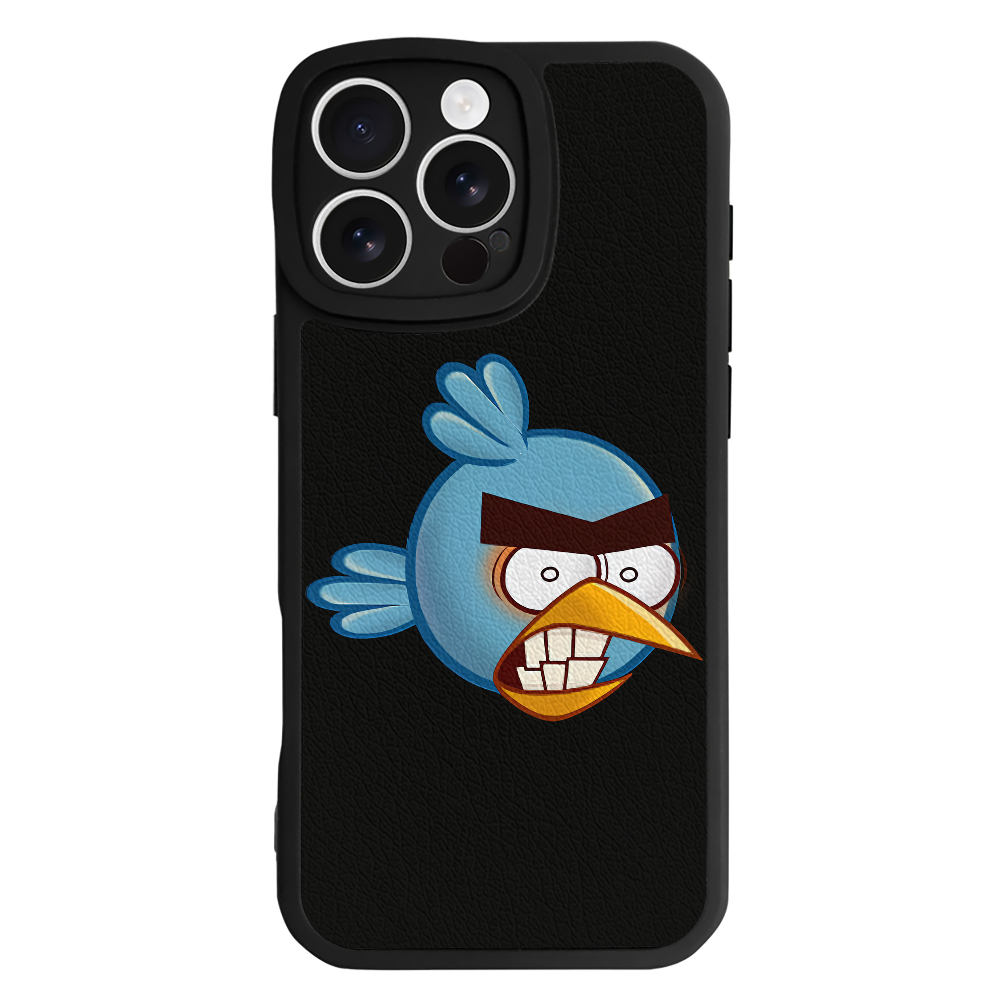 （画像用） Angry Birds アングリーバード 【iPhone 16シリーズ対応】シリコンスマホケース（レザー調） 材質：シリコン